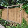 Stone Patio + Bamboo Fence - Photo #2