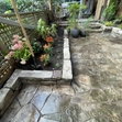 Stone Patio + Bamboo Fence - Photo #4